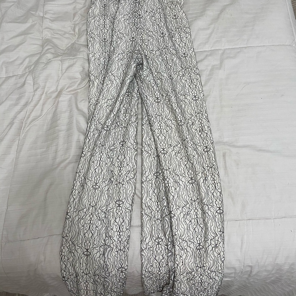 Adeptness Rae Jumpsuit Black/White - Picture 4 of 5
